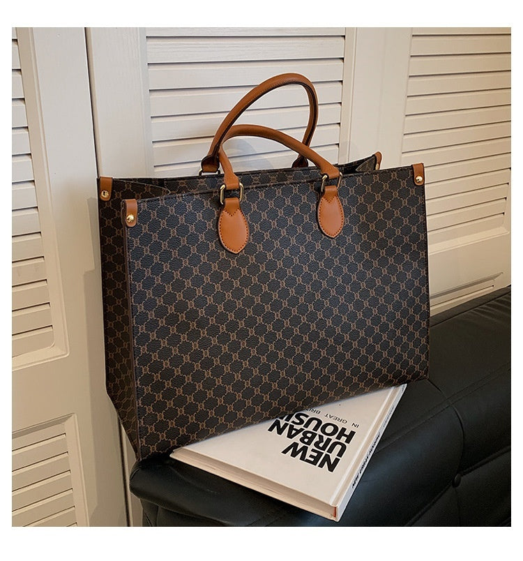 Sac fourre-tout à épaule simple rétro grande capacité - Chic&Shines