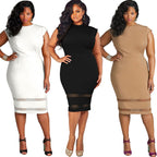 Sleeveless midi dress