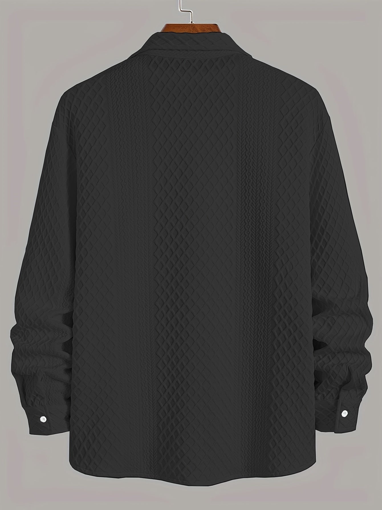 Chemise stretch en tricot pour hommes - Confort moderne avec une touche classique