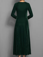 Robe longue de soirée pour femme de style classique