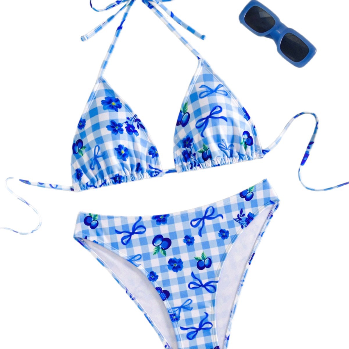 Clara — Bikini deux-pièces bleu