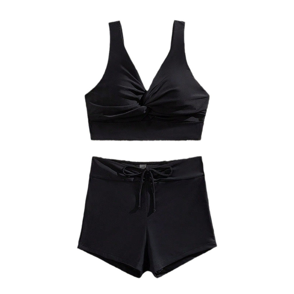 Fleur — Black two-piece bikini