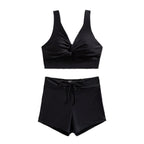 Fleur — Black two-piece bikini