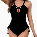 Sasha — Maillot une pièce taille haute noir