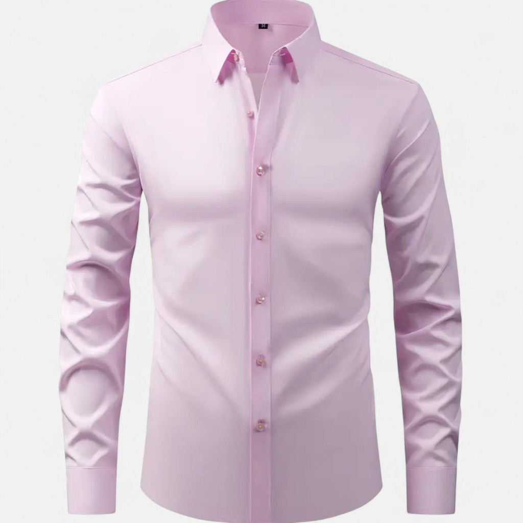 Men's Slim Fit Stretch Long Sleeve Shirt