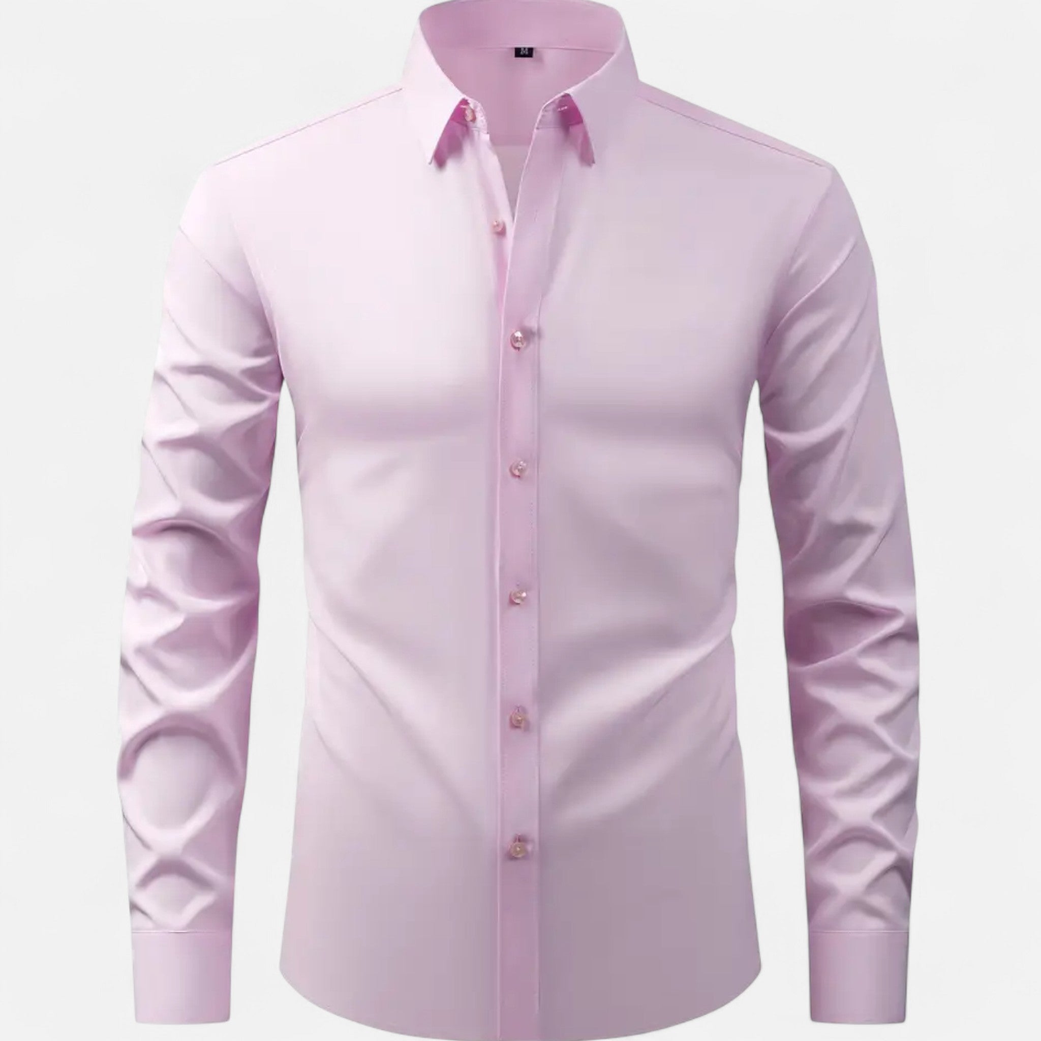 Men's Slim Fit Stretch Long Sleeve Shirt