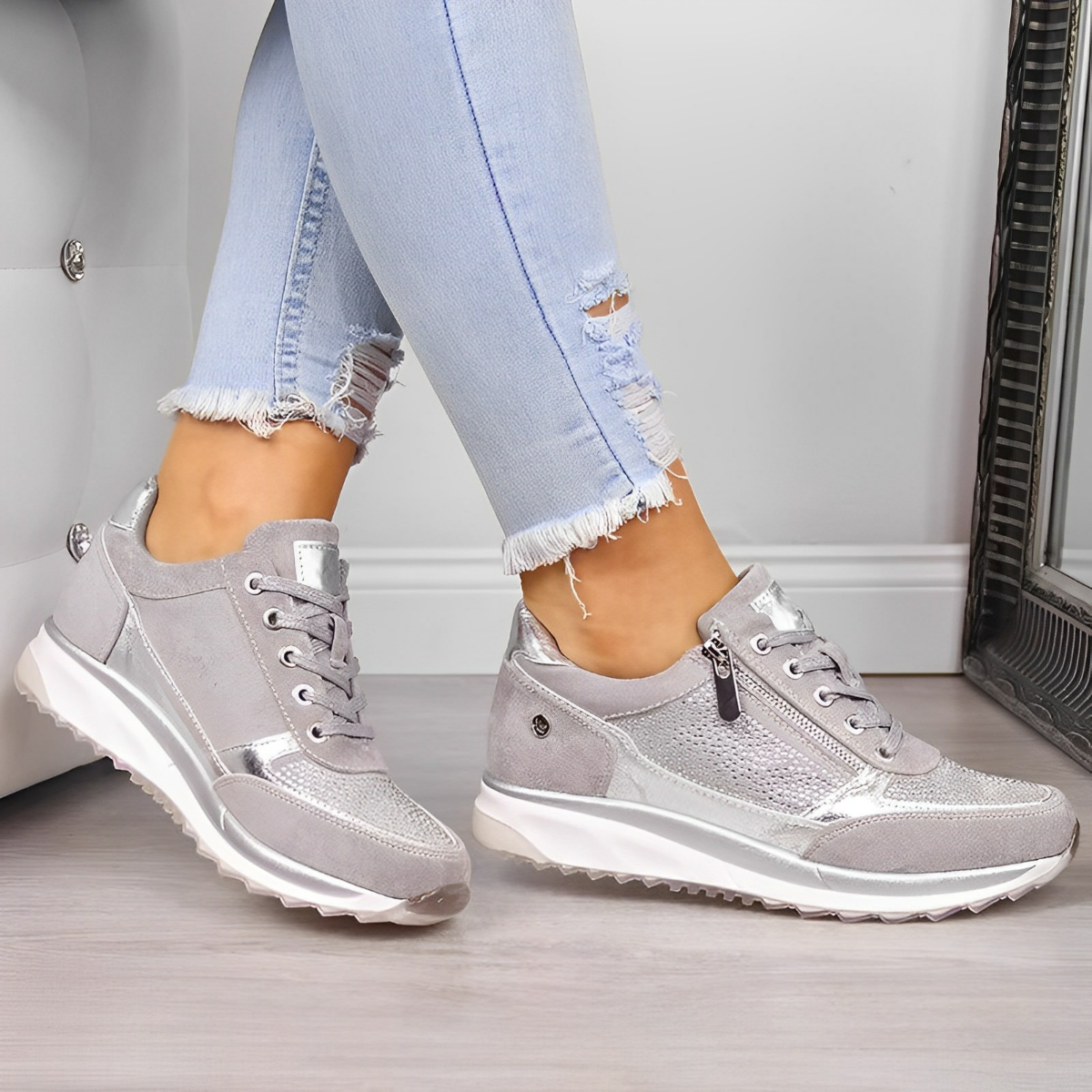 Eliana | Baskets zippées