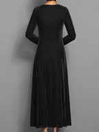 Robe longue de soirée pour femme de style classique