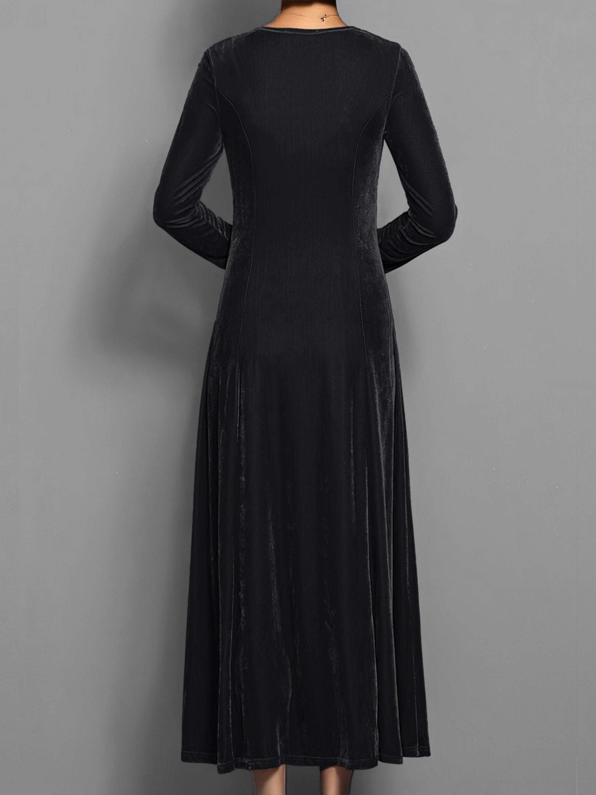 Robe longue de soirée pour femme de style classique