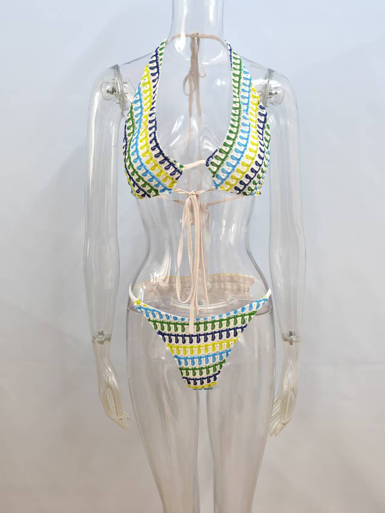 Charlotte — Bikini deux-pièces à jupe en dentelle
