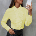 Chemise ample en mousseline à volants - Chic&Shines