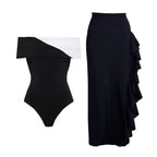 Prune — Maillot une pièce à découpes noir