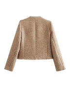 Sarah - veste en tweed automnale