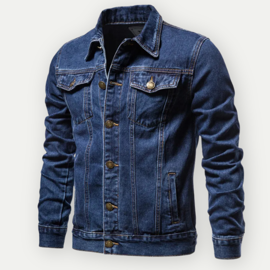 DenimCraft - Veste en jean classique pour hommes - Édition Automne