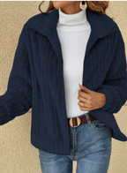 Cardigan en peluche chaud et ultime pour femme