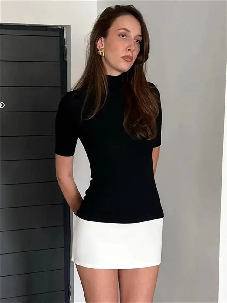 Autumn - Effortlessly Chic Fitted Women's Mini Dress