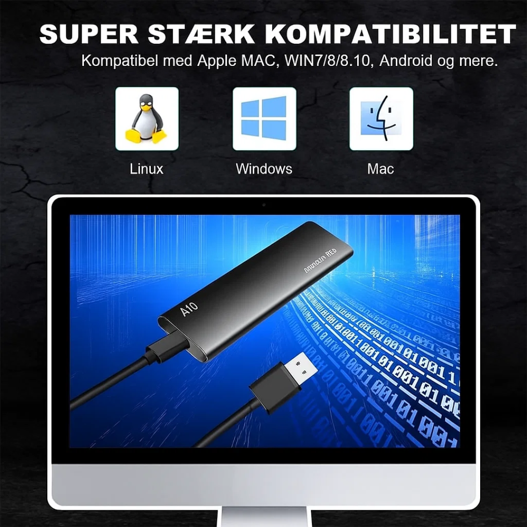 DriveBox | Stockage USB-C compact de 4 To pour le travail et les déplacements