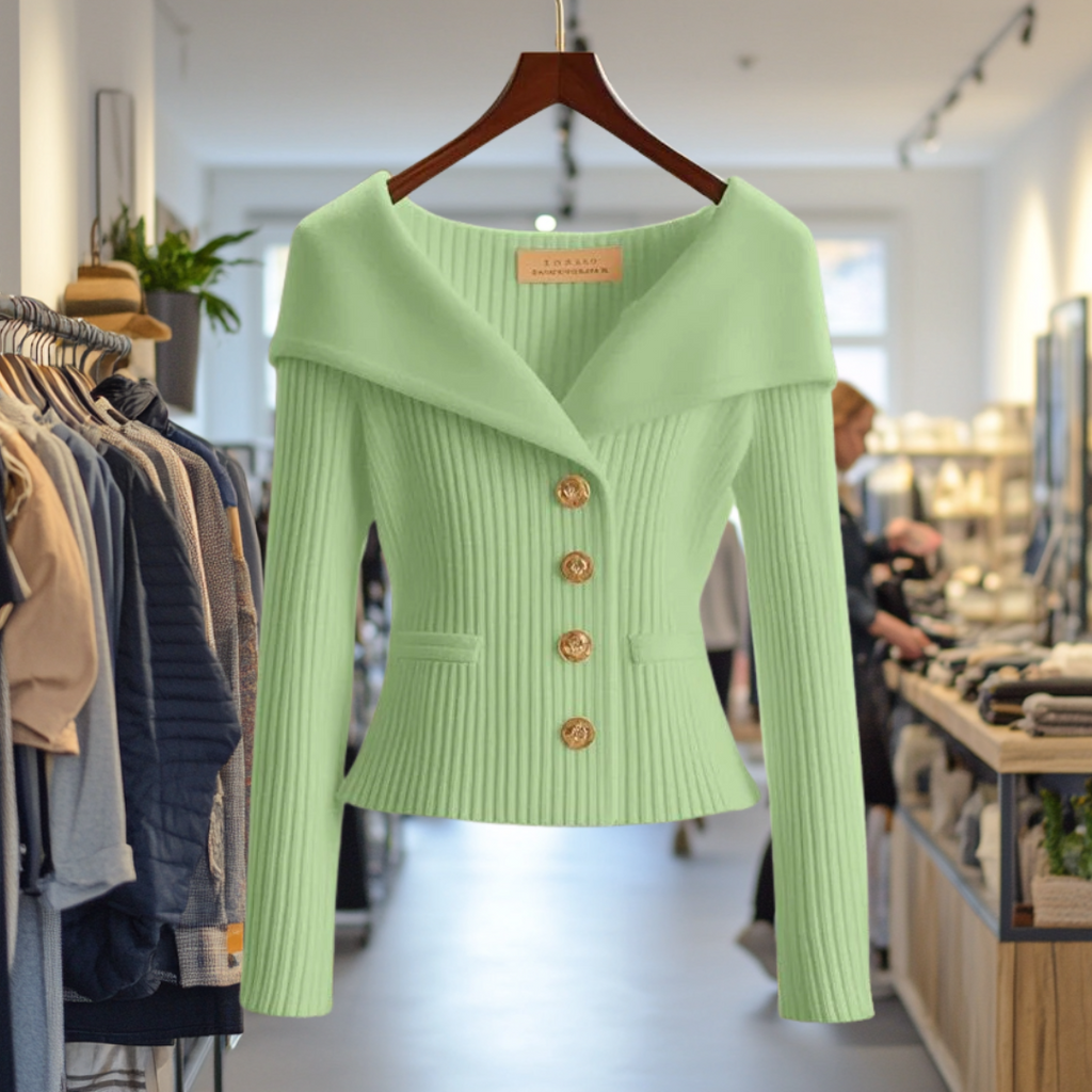 Annika I Luxurious knit jacket