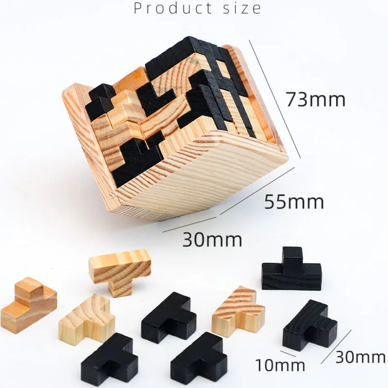 Casse-tête en bois 3D pour adultes et enfants