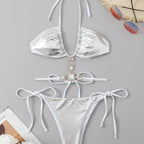 Cleopatra — Two-piece silver bikini