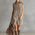 Polyester Dress - Flowing Elegance