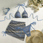 Sienna — Ensemble trois pièces bleu