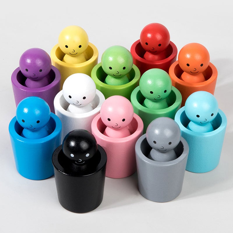 Montessori Color Sorting Cups