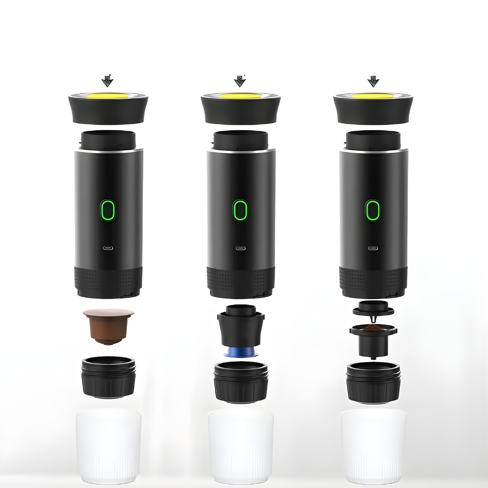 Machine à expresso portable 3en1 Cafetière électrique Travel Brewer