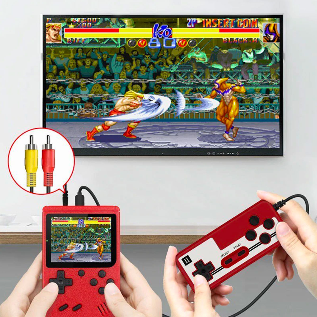Console de jeux rétro avec 400 jeux