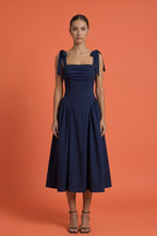 Robe Bandeau Fluide - Élégance Intemporelle