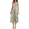 Robe dos nu à imprimé floral – Style élégant et sensuel