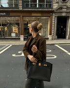 Banbury | Blazer en daim