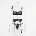 Ensemble de lingerie sexy en dentelle avec perspective - Chic&Shines