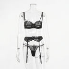 Ensemble de lingerie sexy en dentelle avec perspective - Chic&Shines