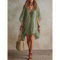Flowy bohemian set — Blouse and twirling skirt