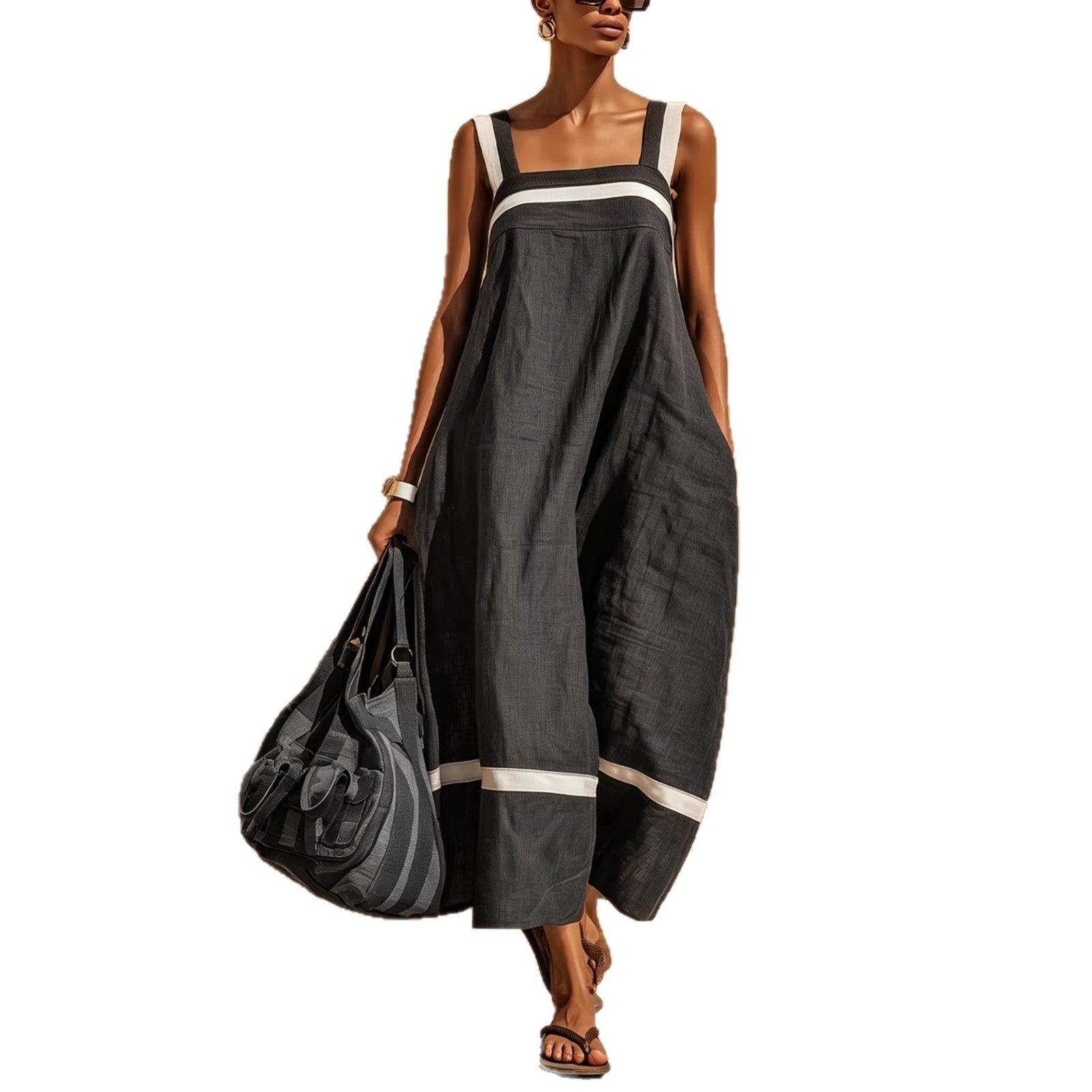 Linen summer dress – Loose and comfortable fit