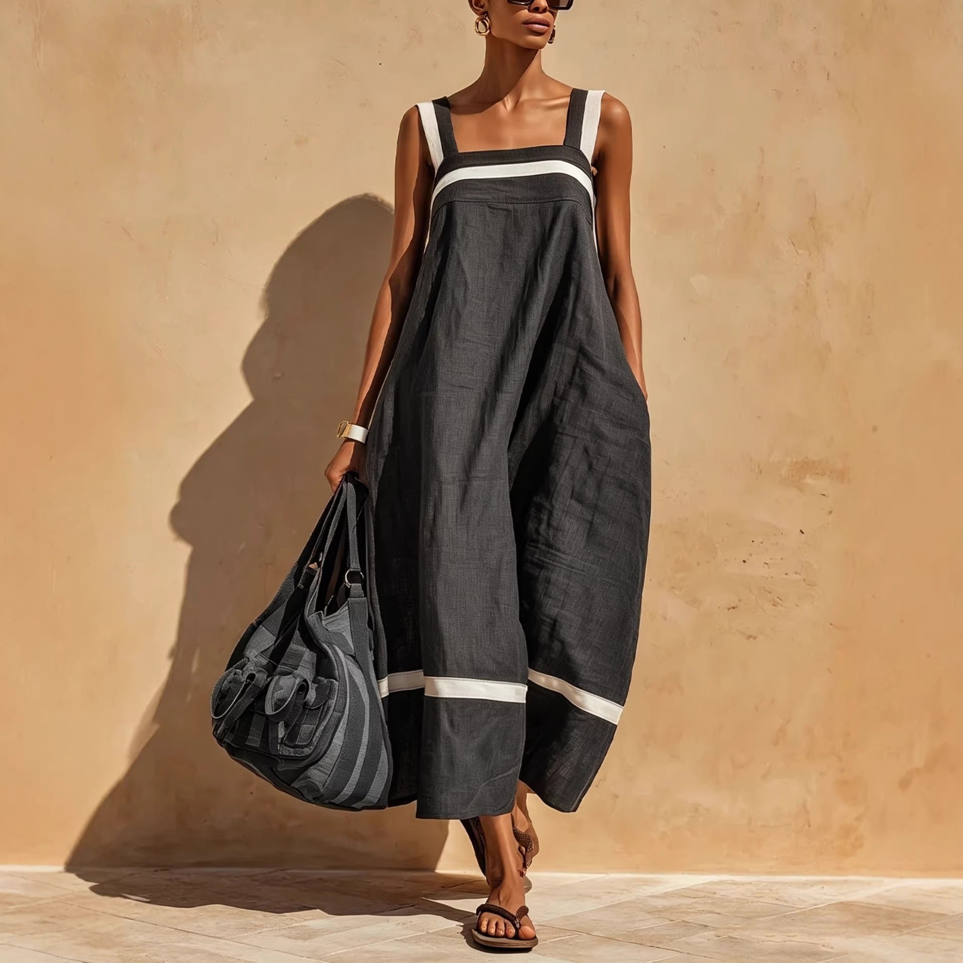 Linen summer dress – Loose and comfortable fit