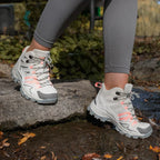 Chaussures de randonnée femme en cuir imperméable