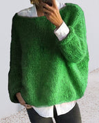 Women's Classic Off-Shoulder Knitted Sweater