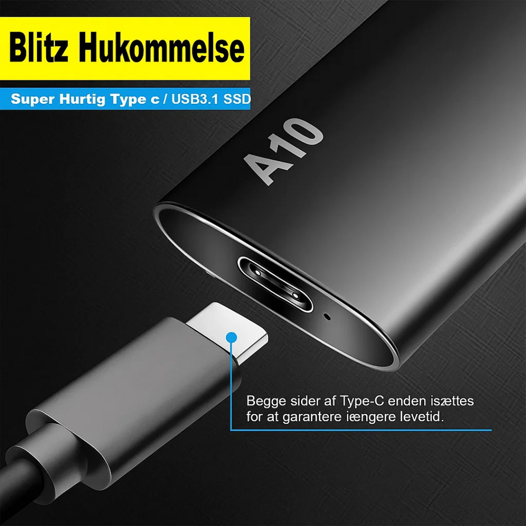 DriveBox | Stockage USB-C compact de 4 To pour le travail et les déplacements