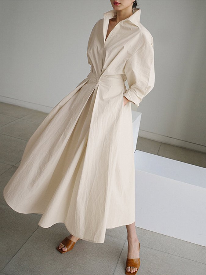 Clara - Robe luxueuse et élégante pour femmes, idéale pour l'automne