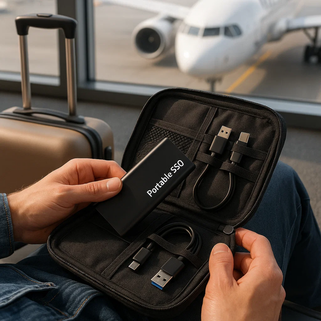 DriveBox | Stockage USB-C compact de 4 To pour le travail et les déplacements