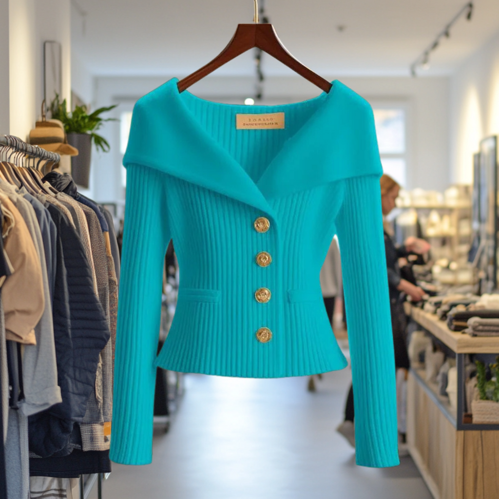 Annika I Luxurious knit jacket