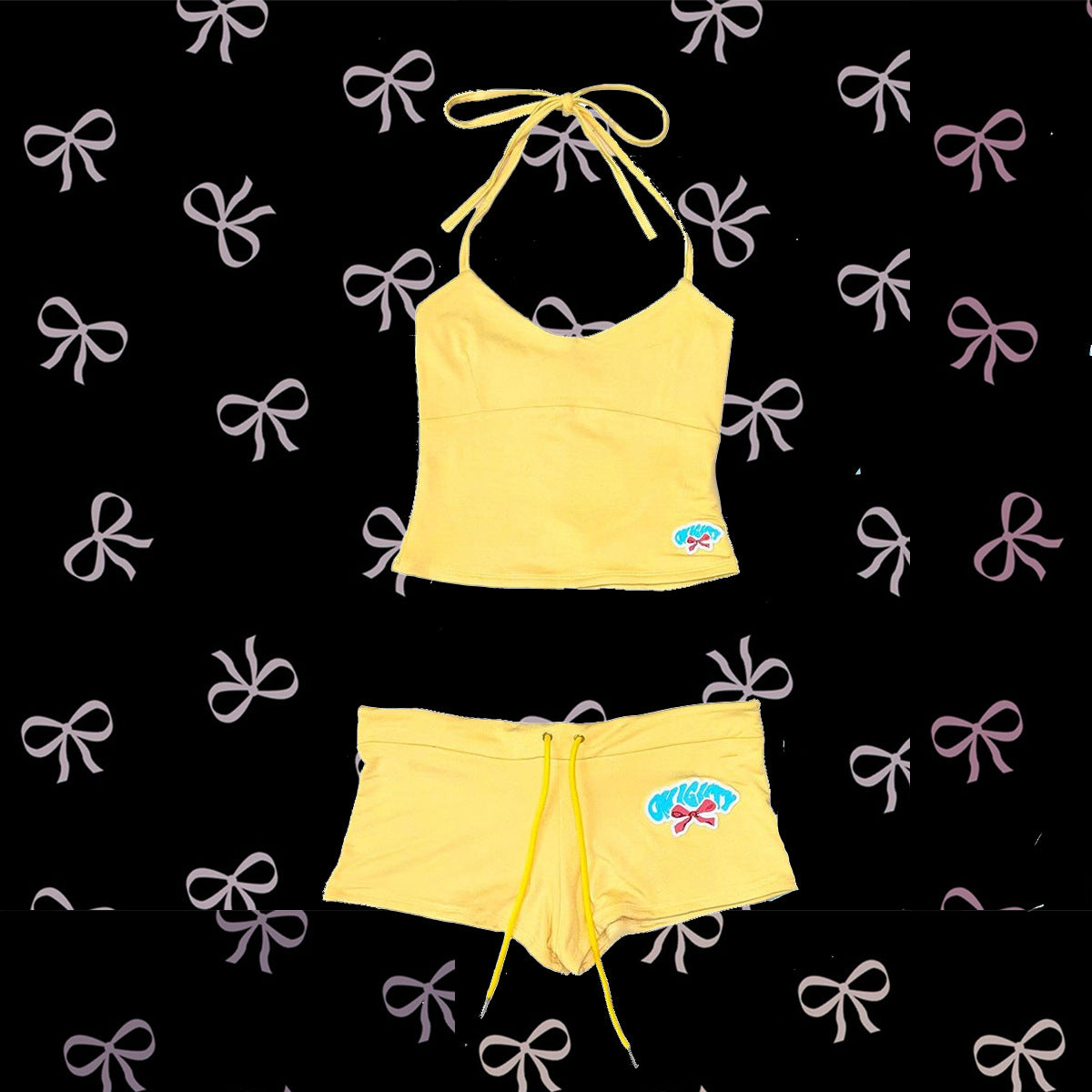 Ensemble deux pièces Camisole et short motif animalier
