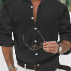 Chemise stretch en tricot pour hommes - Confort moderne avec une touche classique