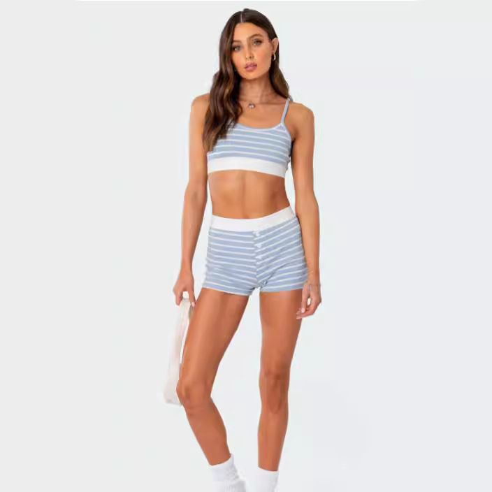 Ensemble deux pièces Camisole et short motif animalier