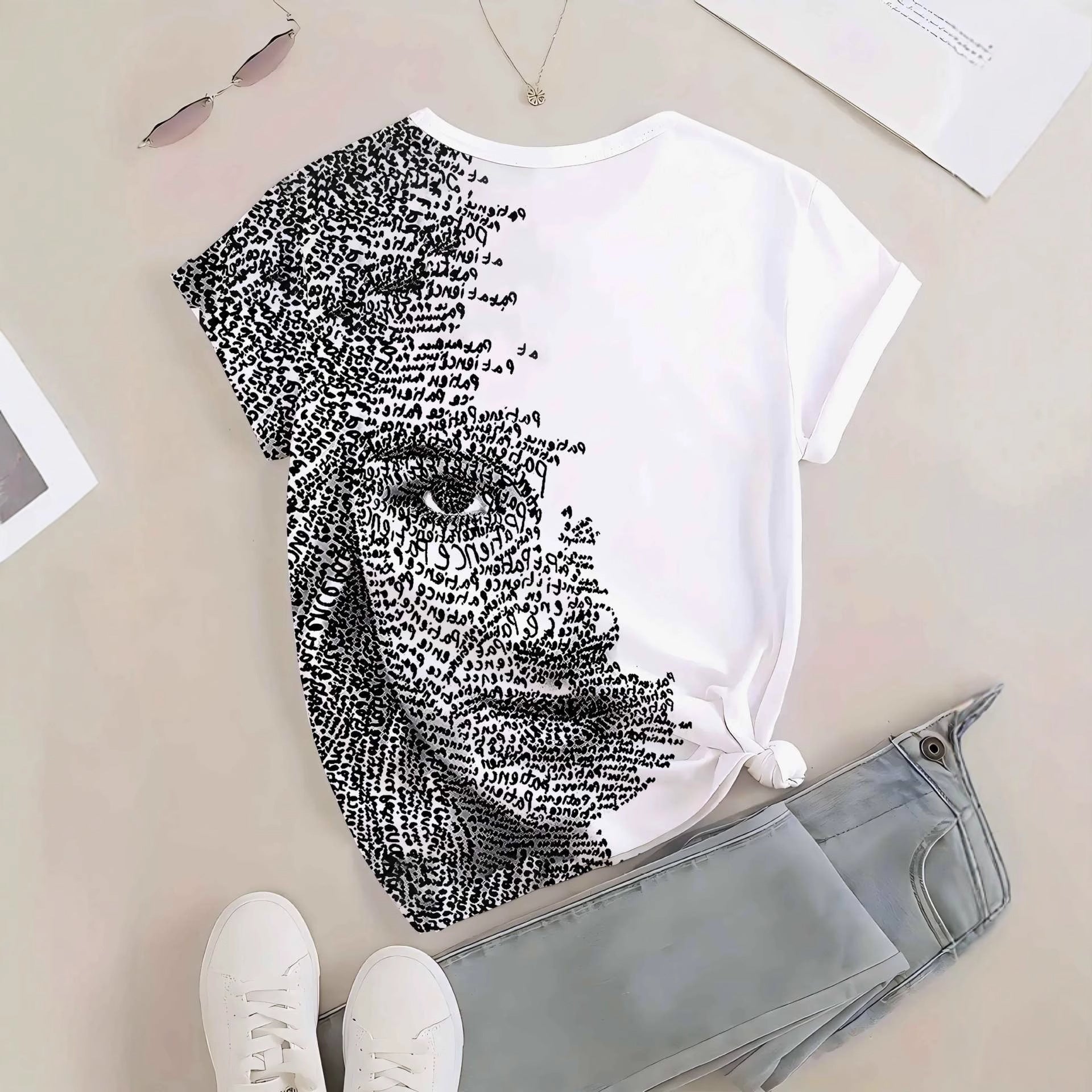 T-shirt à manches courtes imprimé