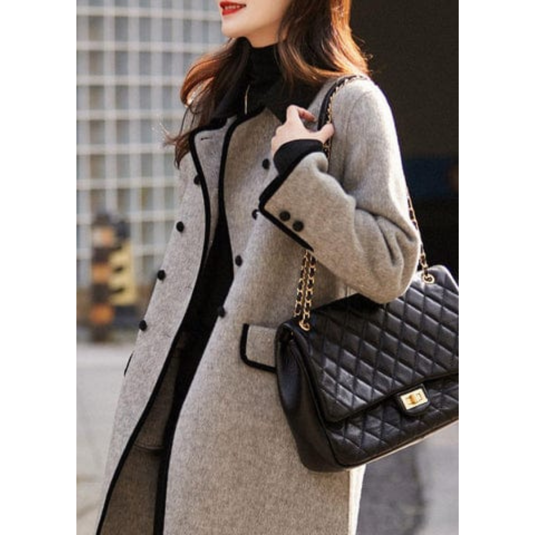 Manteau trench long d'hiver pour femmes | Manches longues | Spécial hiver