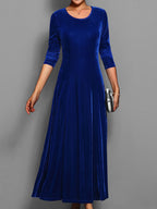 Robe longue de soirée pour femme de style classique