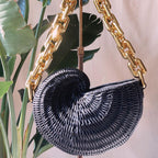 Sac à bandoulière en acrylique forme coquillage - Chic&Shines